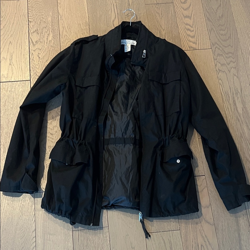 Black Military Field Jacket